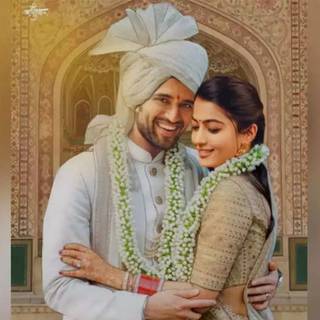 Rashmika Mandanna couple wallpaper