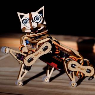 Robot cat wallpaper