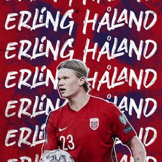 Haaland 4k aesthetic wallpaper