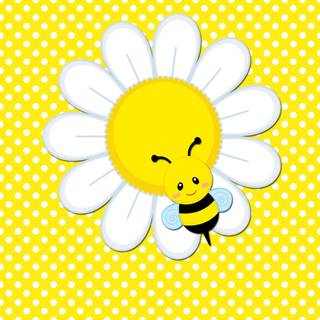 Bee spring aesthetic wallpaper