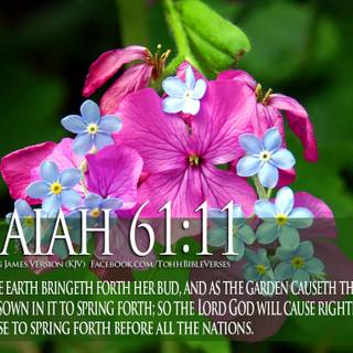 Bible verse spring wallpaper