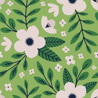 Aesthetic vintage spring wallpaper