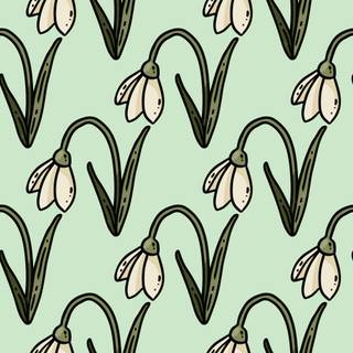 Cozy spring cute wallpaper