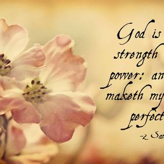 Bible verse spring wallpaper