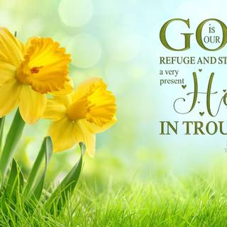 Bible verse spring wallpaper