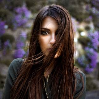 Woman spring wallpaper