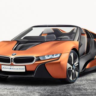 BMW i8 winter wallpaper