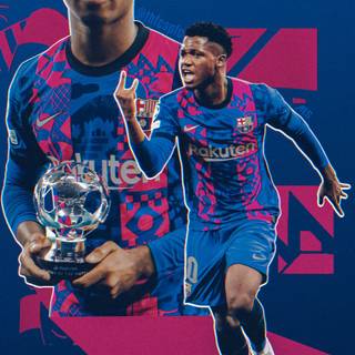 Ansu Fati 2023 wallpaper