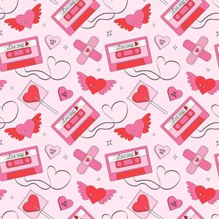Y2K Valentine’s Day wallpaper