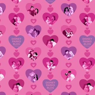 Purple Valentines Day desktop wallpaper