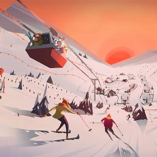Snowtopia: Ski Resort Builder wallpaper