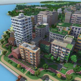 Urbek City Builder wallpaper