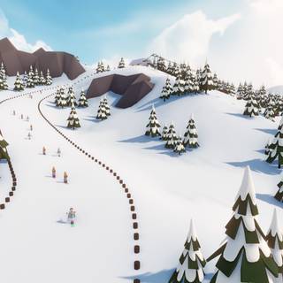 Snowtopia: Ski Resort Builder wallpaper