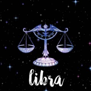 Libra blue wallpaper