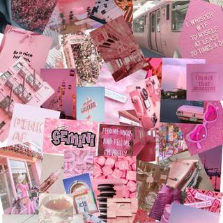 Pink Gemini wallpaper