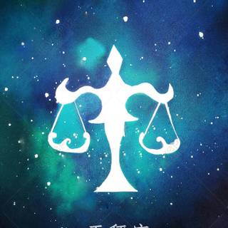 Libra blue wallpaper