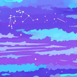 Libra blue wallpaper