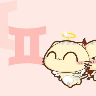 Pink Gemini wallpaper