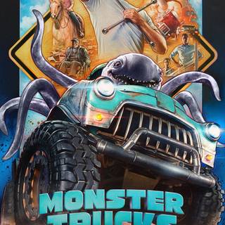 Monster Trucks the movie wallpaper
