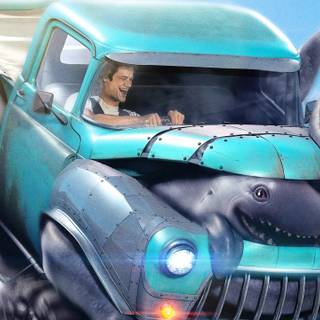 Monster Trucks the movie wallpaper