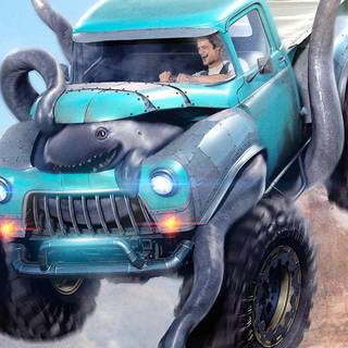 Monster Trucks the movie wallpaper
