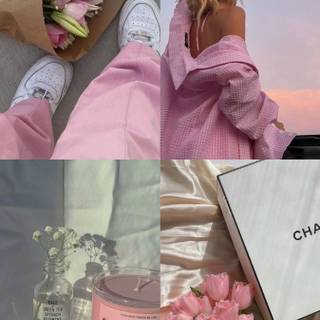 Pink pilates wallpaper