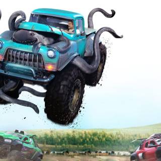 Monster Trucks the movie wallpaper