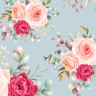 Soft spring collage wallpaper