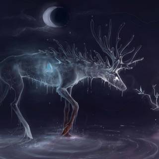 Winter scifi wallpaper