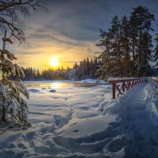 8k wide winter wallpaper