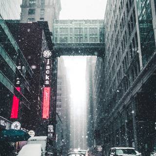 Winter aesthetic New York wallpaper