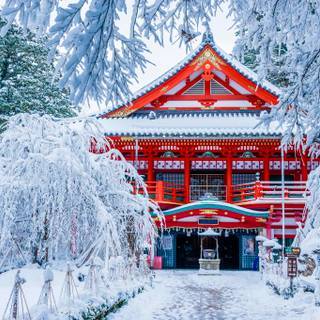 Japan winter desktop wallpaper