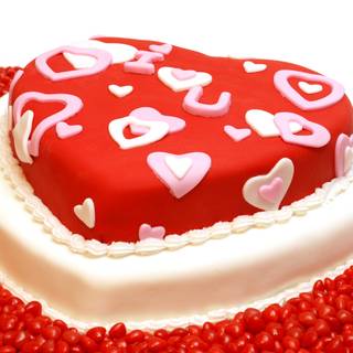 Valentines cakes wallpaper