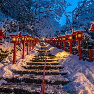 Japan winter desktop wallpaper