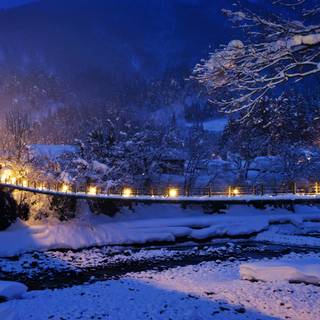Japan winter desktop wallpaper