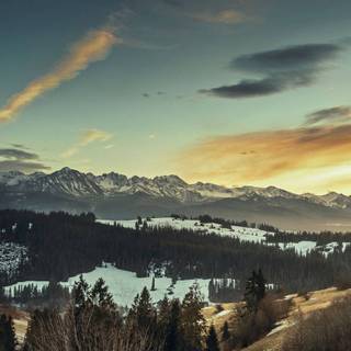 Winter sport ultrawide wallpaper