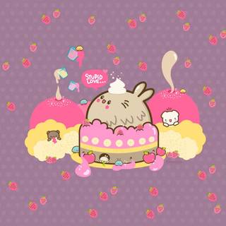 Kawaii Valentine PC wallpaper