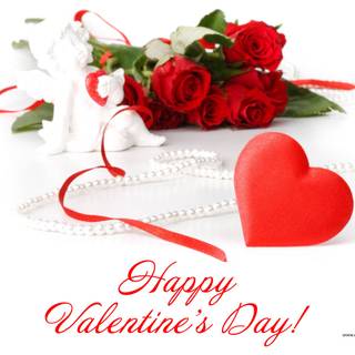 Valentine's Day cute rose wallpaper