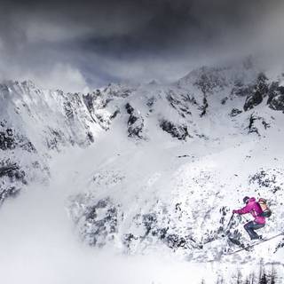 Winter sport ultrawide wallpaper