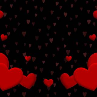 Black and red Valentine wallpaper