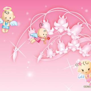 Kawaii Valentine PC wallpaper