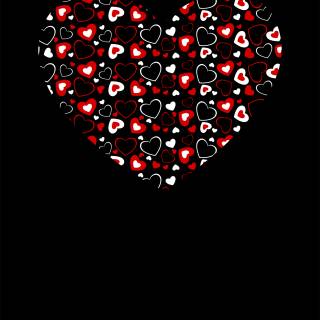 Black and red Valentine wallpaper