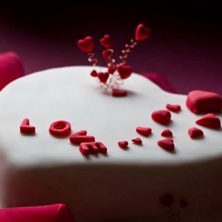 Valentines cakes wallpaper