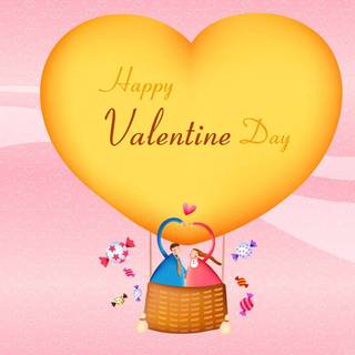 Yellow Valentine wallpaper