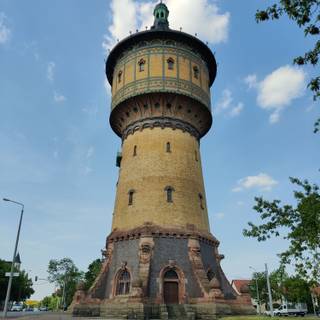 Water tower wallpaper