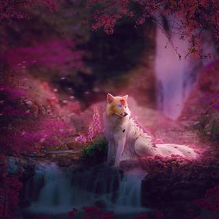 Fantasy fox wallpaper