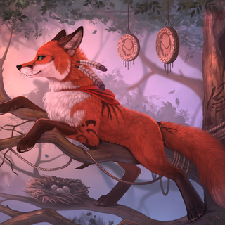 Fantasy fox wallpaper