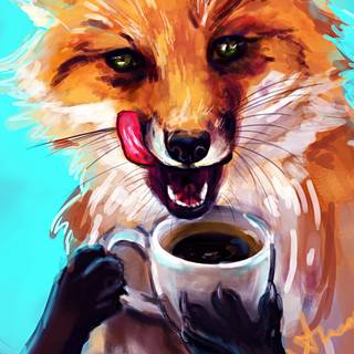 Fantasy fox wallpaper