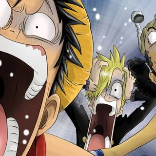 Funny anime faces wallpaper