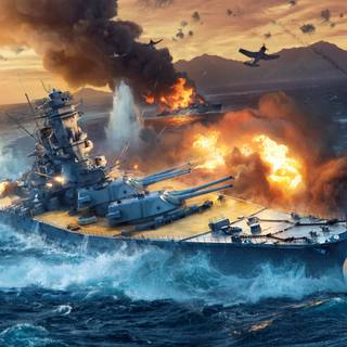 Battleship Yamato wallpaper